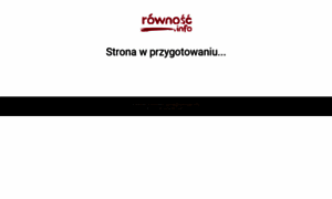 Rownosc.info thumbnail