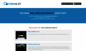Royal-wrestling.forum.st thumbnail