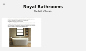 Royalbath.carbonmade.com thumbnail