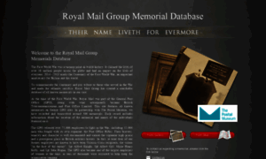 Royalmailmemorials.com thumbnail