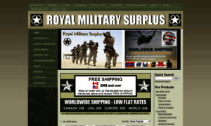 Royalmilitarysurplus.com thumbnail