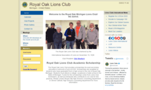 Royaloaklionsclub.org thumbnail