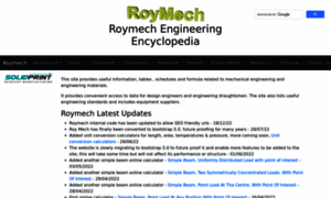 Roymechx.co.uk thumbnail