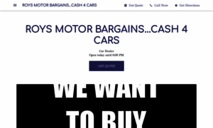 Roys-motor-bargainscash-4-cars.business.site thumbnail