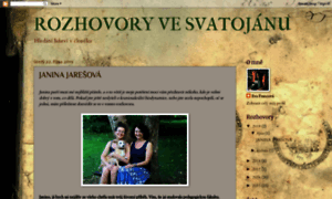 Rozhovoryvesvatojanu.blogspot.cz thumbnail