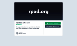 Rpad.org thumbnail