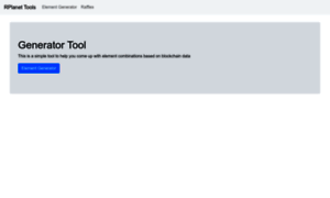 Rplanet-tools.vercel.app thumbnail