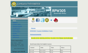 Rpw305.cankaya.edu.tr thumbnail