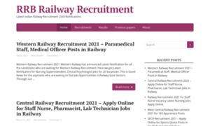 Rrbrailwayrecruitment.in thumbnail