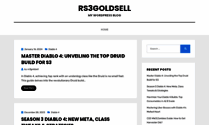 Rs3goldsell.com thumbnail