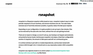 Rsnapshot.org thumbnail