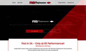 Rsperformance.co.za thumbnail