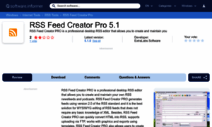 Rss-feed-creator-pro.software.informer.com thumbnail