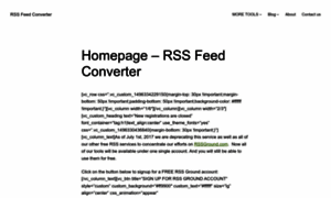 Rssfeedconverter.com thumbnail