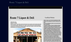 Rt7liquoranddeli.com thumbnail