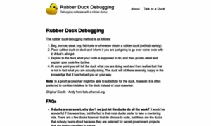 Rubberduckdebugging.com thumbnail