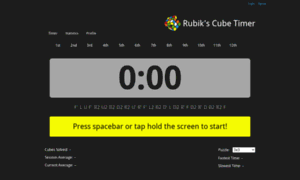 Rubikscubetimer.com thumbnail