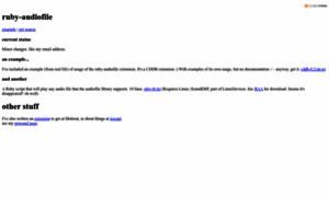 Ruby-audiofile.sourceforge.net thumbnail