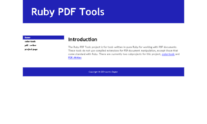 Ruby-pdf.rubyforge.org thumbnail