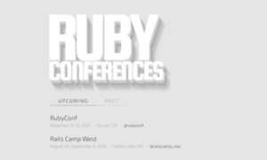 Rubyconferences.org thumbnail