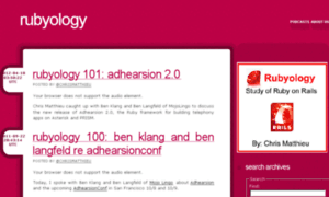 Rubyology.com thumbnail