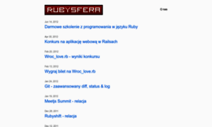 Rubysfera.pl thumbnail