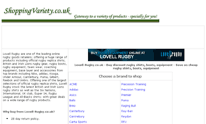 Rugby-shirts-boots-equipment.shoppingvariety.co.uk thumbnail