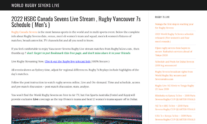 Rugby7slive.com thumbnail