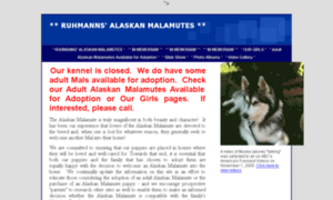 Ruhmannsalaskanmalamutes.com thumbnail