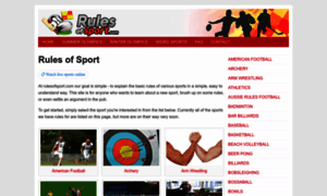 Rulesofsport.com thumbnail