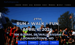 Runforhospice.org thumbnail