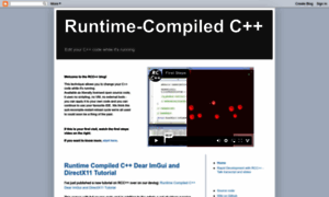 Runtimecompiledcplusplus.blogspot.com thumbnail