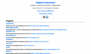Rupeshs.github.io thumbnail