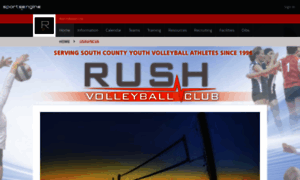 Rushvolleyballclub.com thumbnail