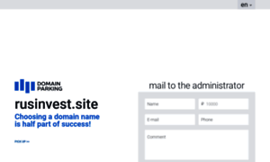 Rusinvest.site thumbnail