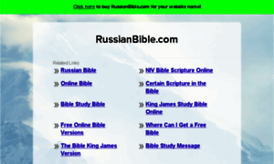 Russianbible.com thumbnail