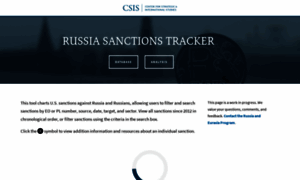 Russiasanctionstracker.csis.org thumbnail