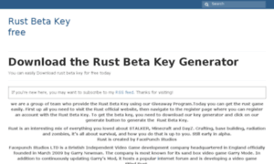 Rustbetakey.net thumbnail