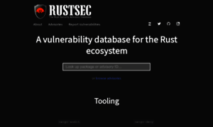 Rustsec.org thumbnail
