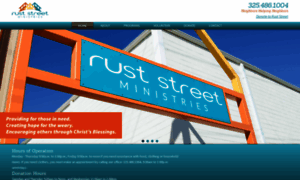 Ruststreetministries.org thumbnail