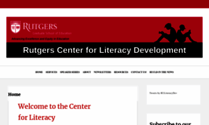 Rutgersliteracycenter.org thumbnail