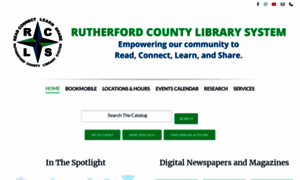 Rutherfordcountylibrary.org thumbnail