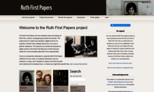 Ruthfirstpapers.org.uk thumbnail