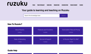 Ruzuku.helpscoutdocs.com thumbnail