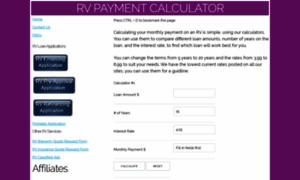 Rv-payment-calculator.com thumbnail