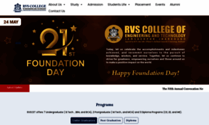 Rvscollege.ac.in thumbnail