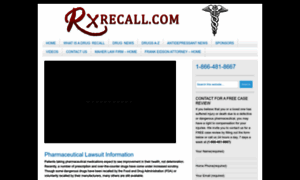 Rxrecall.com thumbnail