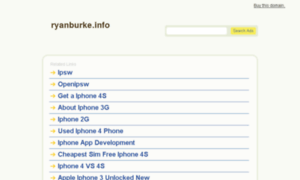 Ryanburke.info thumbnail