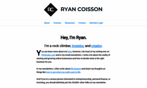 Ryancoisson.com thumbnail