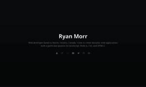 Ryanmorr.com thumbnail